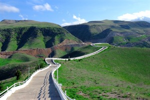 Beautiful mountains of Turkmenistan