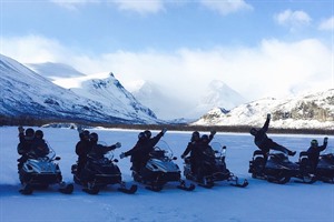 Camp Ripan snowmobiling