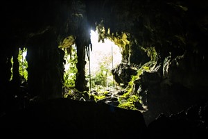 Traditional longhouse in Sarawak