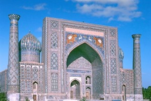 Sher-dor Madrassah, Samarkand, Uzbekistan