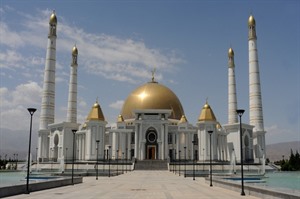 Mosque, Ashgabat, Turkmenistan