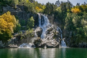 Waterfall on the Lysefjord