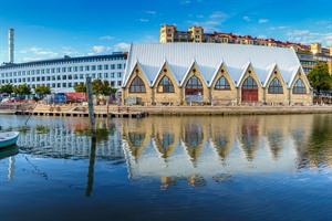 Gothenburg indoor fish market hall