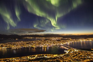 Northern lights over Tromso