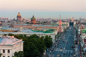 View of Nevsky Prospect - St Petersburg