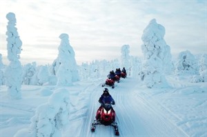Snowmobiling