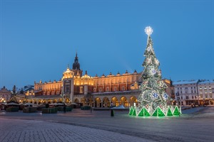 Krakow - Cloth Hall at Christmas