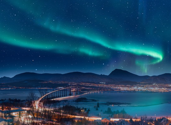 Glasgow to Tromsø Northern Lights Escape