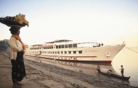 The Road to Mandalay moored at Bagan